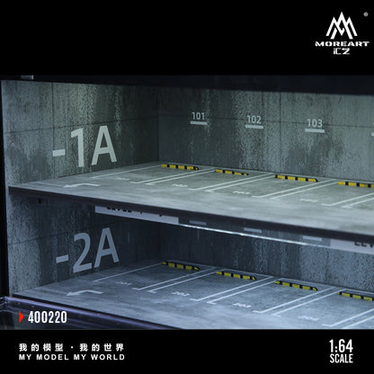 Underground Parking Garage Shipping Container - MoreArts 1:64