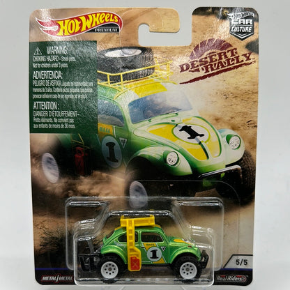 Volkswagen “Baja Bug” Desert Rally 5/5 Hotwheels Premium Car Culture 1:64