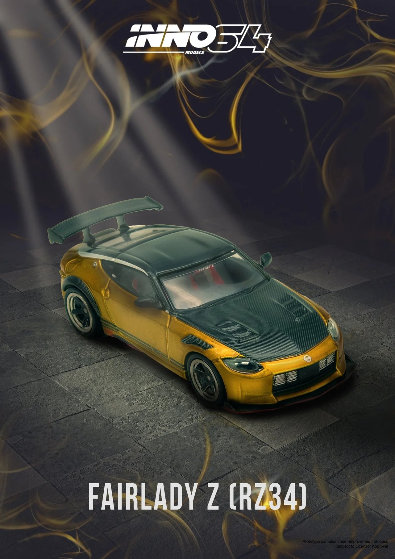 Top Secret Nissan Fairlady Z (RZ34) Gold – Inno64
