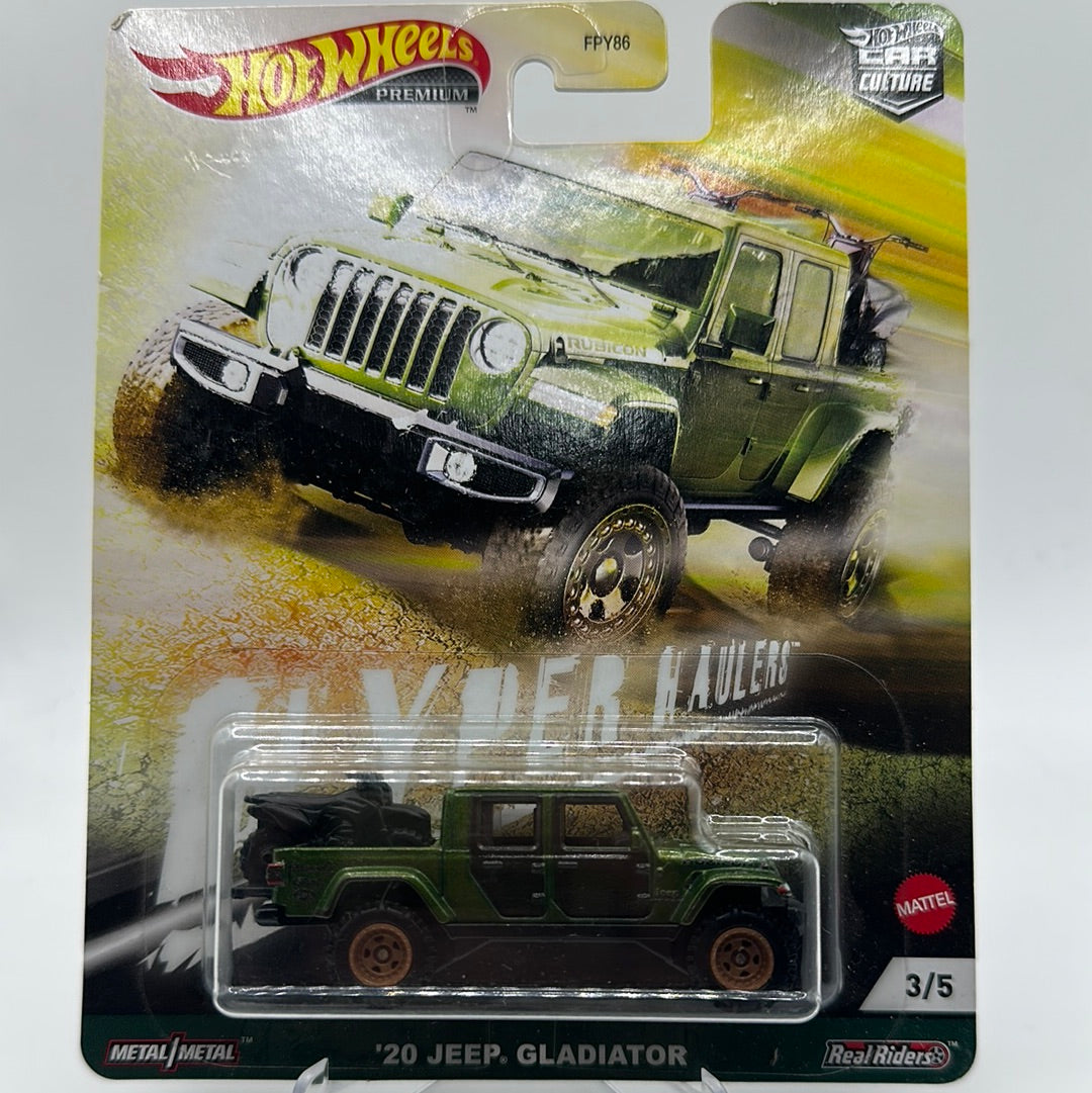 ‘20 Jeep Gladiator Hyper Hauler 3/5 Hotwheels Premium