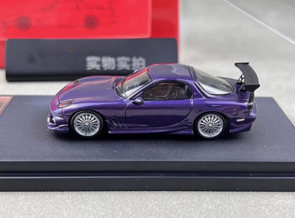 Veilside Mazda RX7 GT WING (Midnight Purple) LIMITED TO 599pcs - Mortal 1:64