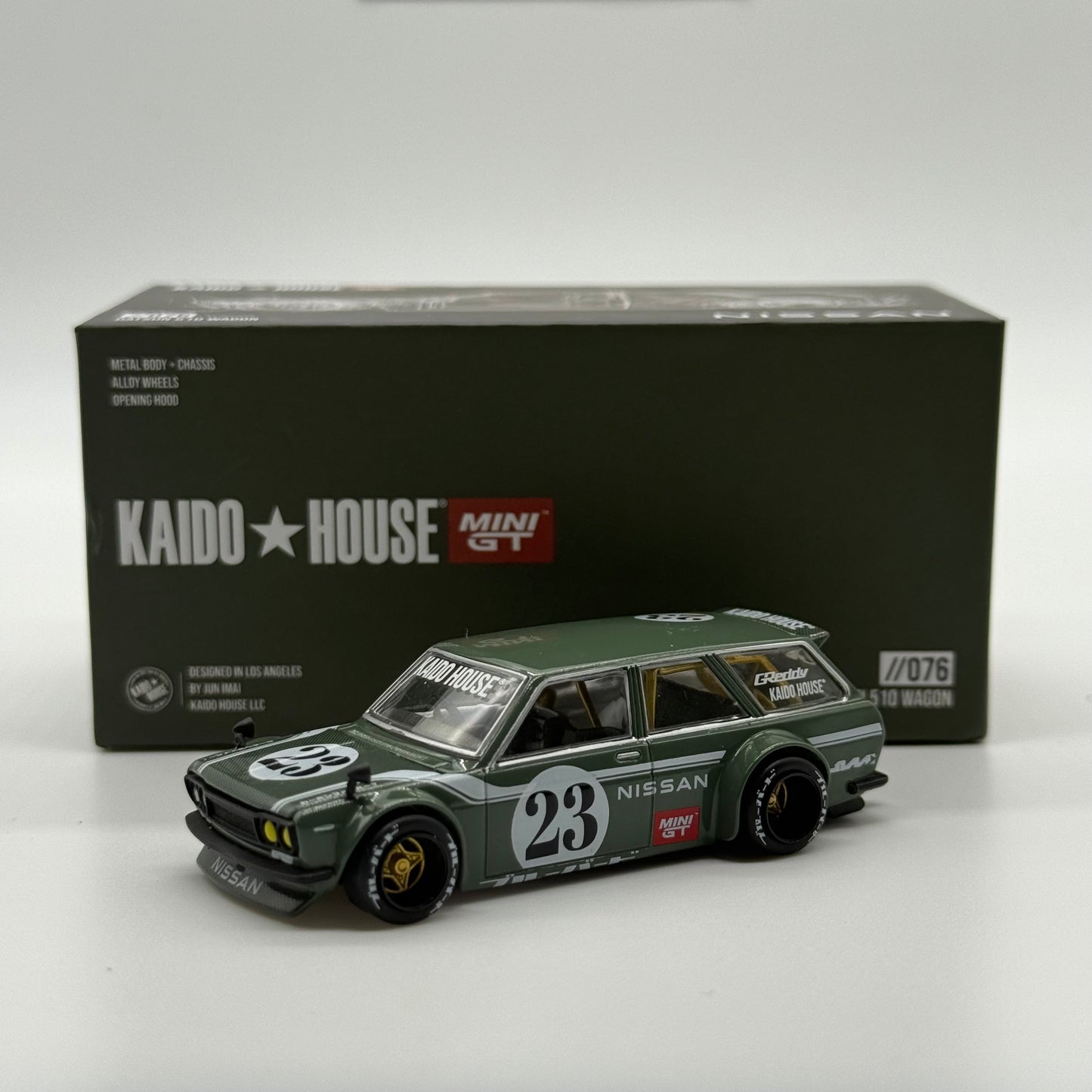 Datsun 510 Wagon //076 Kaido House x MiniGT *Opened*