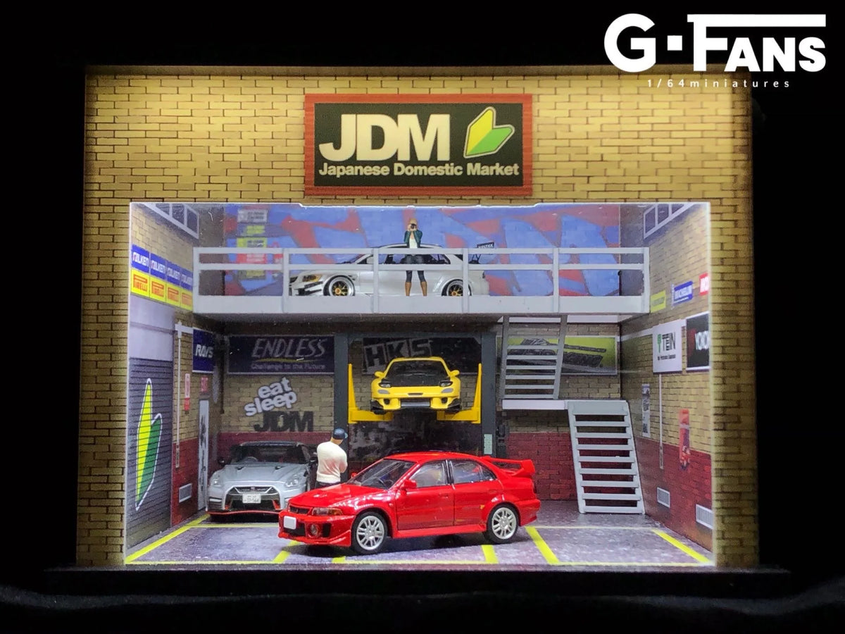 Jdm Display Japanese JDM Double Deck Diorama G-Fans 1:64 Scale – Diecast Culture