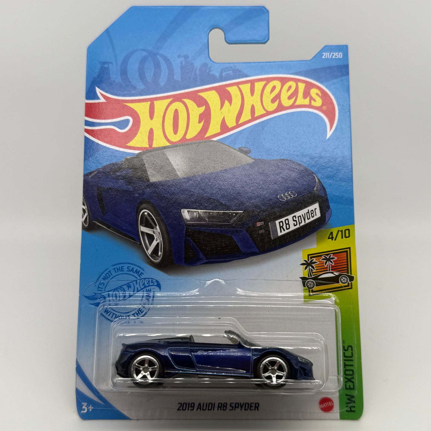 2019 Audi R8 Spyder *STH* Super Treasure Hunt - HW Exotics 4/10 Hotwheels Mainline 211/250
