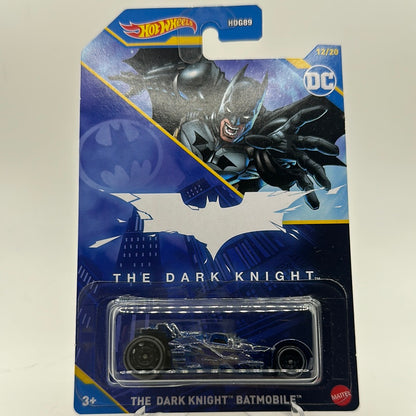 The Dark Knight Batmobile DC 12/20 Hotwheels Mainline Themed set