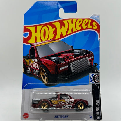 Limited Grip - ROD SQUAD 3/5 Hotwheels Mainline 50/250 *Bent card*