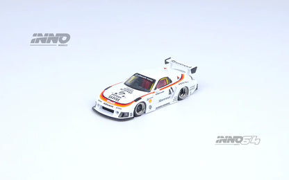 MAZDA RX7 (FD3S) LB-SUPER SILHOUETTE (WHITE) #41 SLAMMED - INNO64