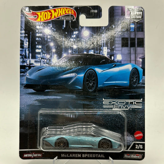 McLaren Speedtail Exotic Envy 2/5 Hotwheels Premium 1:64