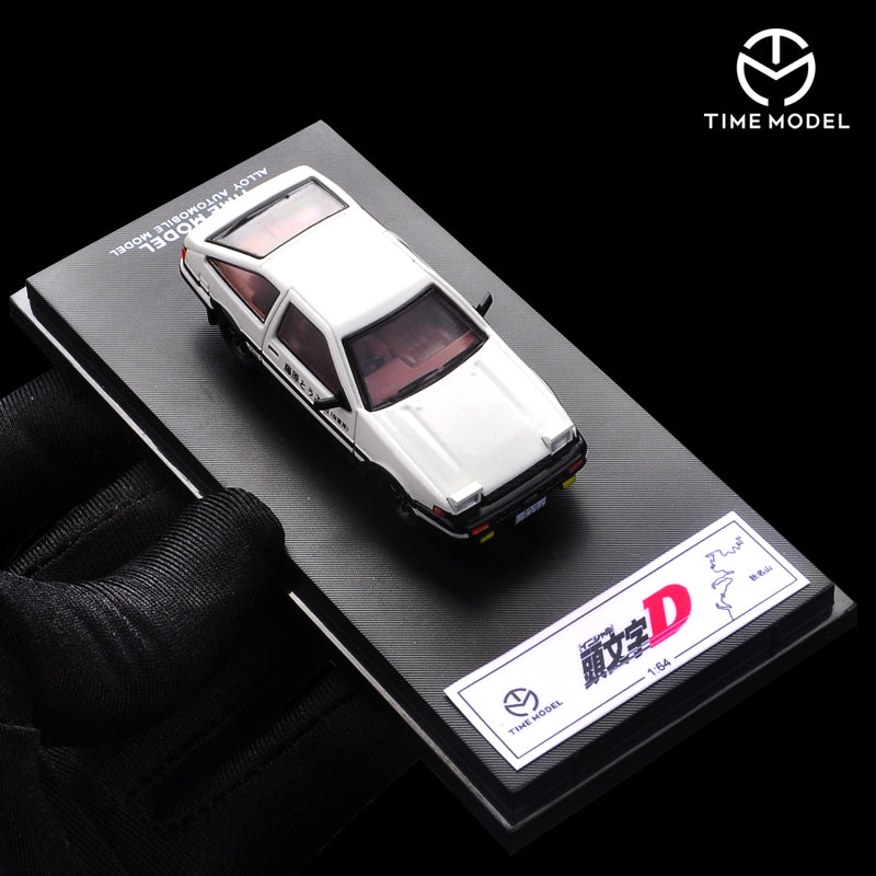 Toyota AE86 INITIAL D (White Top) - Time Model 1:64