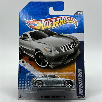 Infinity G37 Skyline - 4/10 NightBurnerz 11 Hotwheels Mainline 114/244