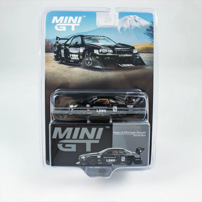 Nissan LB-ER34 Super Silhouette SKYLINE Black - MGT00844 Mini GT 1:64 *Blister*
