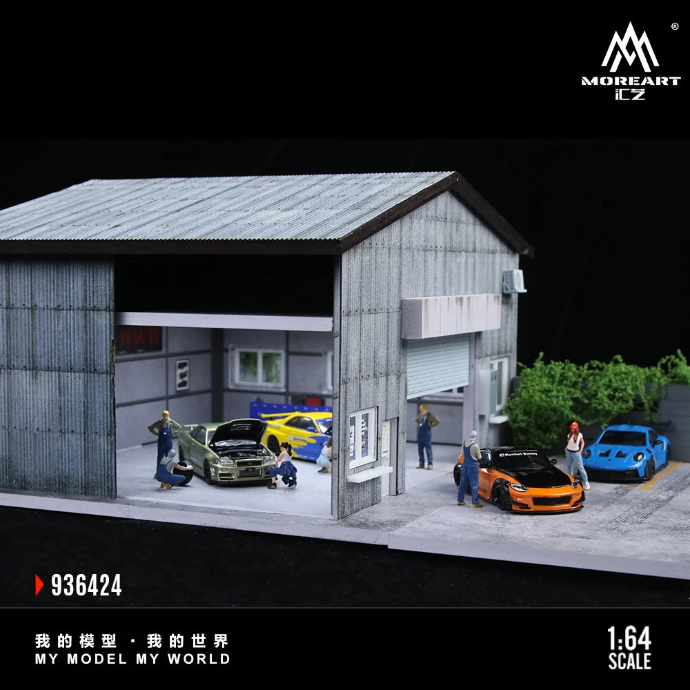 Factory Building C Diorama - MoreArt 1:64