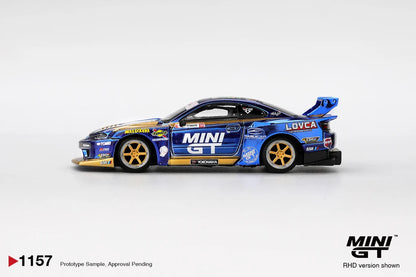 2025 FORMULA DRIFT (#555 NISSAN LB-SUPER SILHOUETTE S15 SILVIA) - MINI GT 1:64
