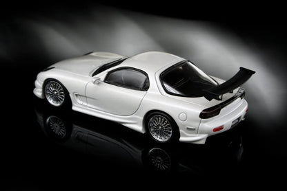 Mazda RX7 Veilside GT WING White *Limited to 299pcs - Mortal 1:64