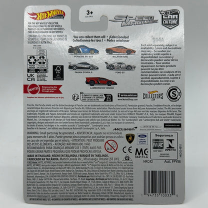 Pagani Zonda R Speed Machines 3/4 Hotwheels Premium 1:64