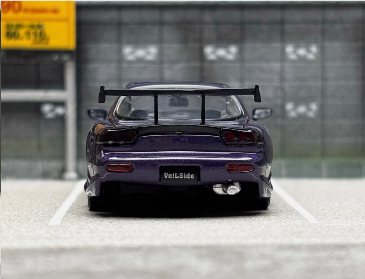 Veilside Mazda RX7 GT WING (Midnight Purple) LIMITED TO 599pcs - Mortal 1:64