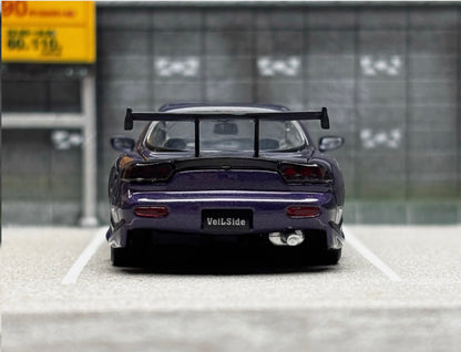 Veilside Mazda RX7 GT WING (Midnight Purple) LIMITED TO 599pcs - Mortal 1:64