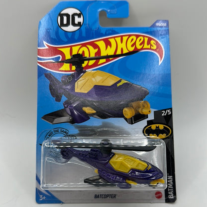 Batcopter - DC BATMAN 2/5 Hotwheels Mainline 195/250