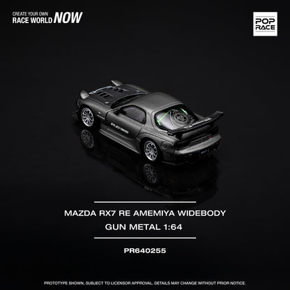 Mazda RX7 Re Amemiya (Gun-Metal Grey) POP RACE 1:64