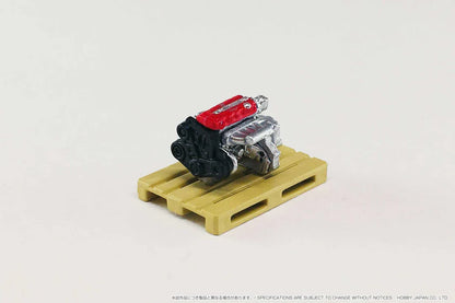 HONDA CIVIC TYPE R (EK9) W/ENGINE DISPLAY (SUNLIGHT YELLOW) HOBBY JAPAN 1:64