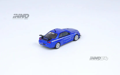 NISSAN SKYLINE GT-R (R34) V-SPEC TUNED BY "MINE'S" (BLUE) INNO64