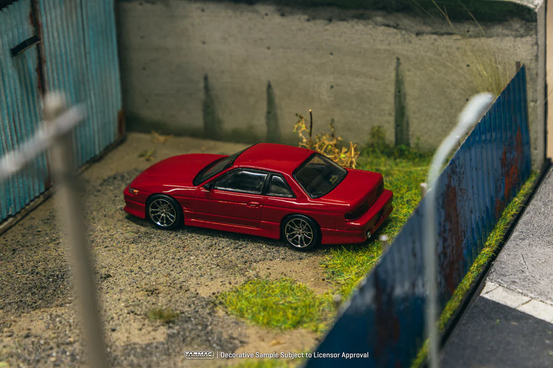 VERTEX NISSAN SILVIA S13 RED METALLIC - TARMAC WORKS 1:64