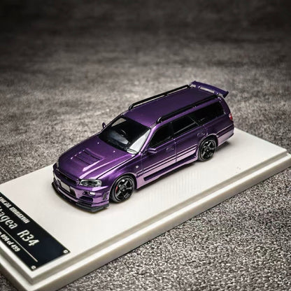 Nissan Stagea R34 Purple - LIMITED 499pcs Focal Horizon 1:64