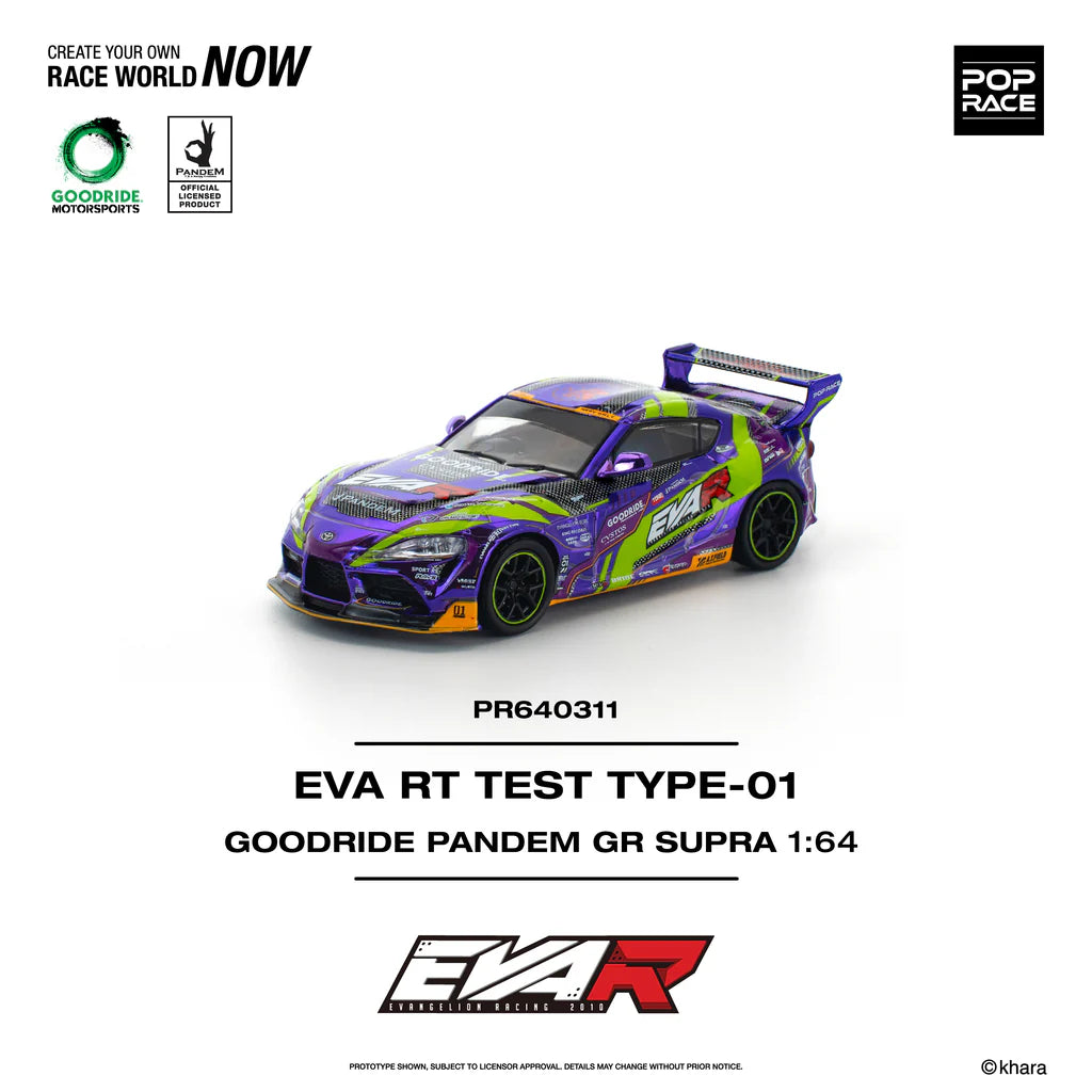 TOYOTA SUPRA (A90) PANDEM -- EVA RT TEST TYPE-01 GOODRIDE - POP RACE 1:64