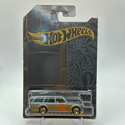 ‘71 Datsun 510 Wagon Themed Black and gold 2/6 Hotwheels Mainline