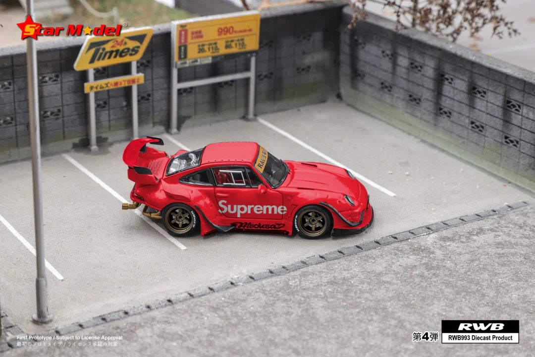 PORSCHE RWB 993 GT SUPREME - STAR MODEL 1:64