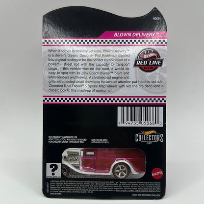 Blown Delivery Club Exclusive RLC Red Line Club Hotwheels Collectors 1:64