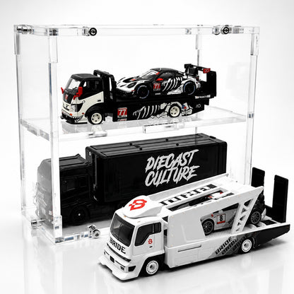 Acrylic Case w/ Anti-Roll Base – Made for Pop Race HEC Truck | TCWorkshop