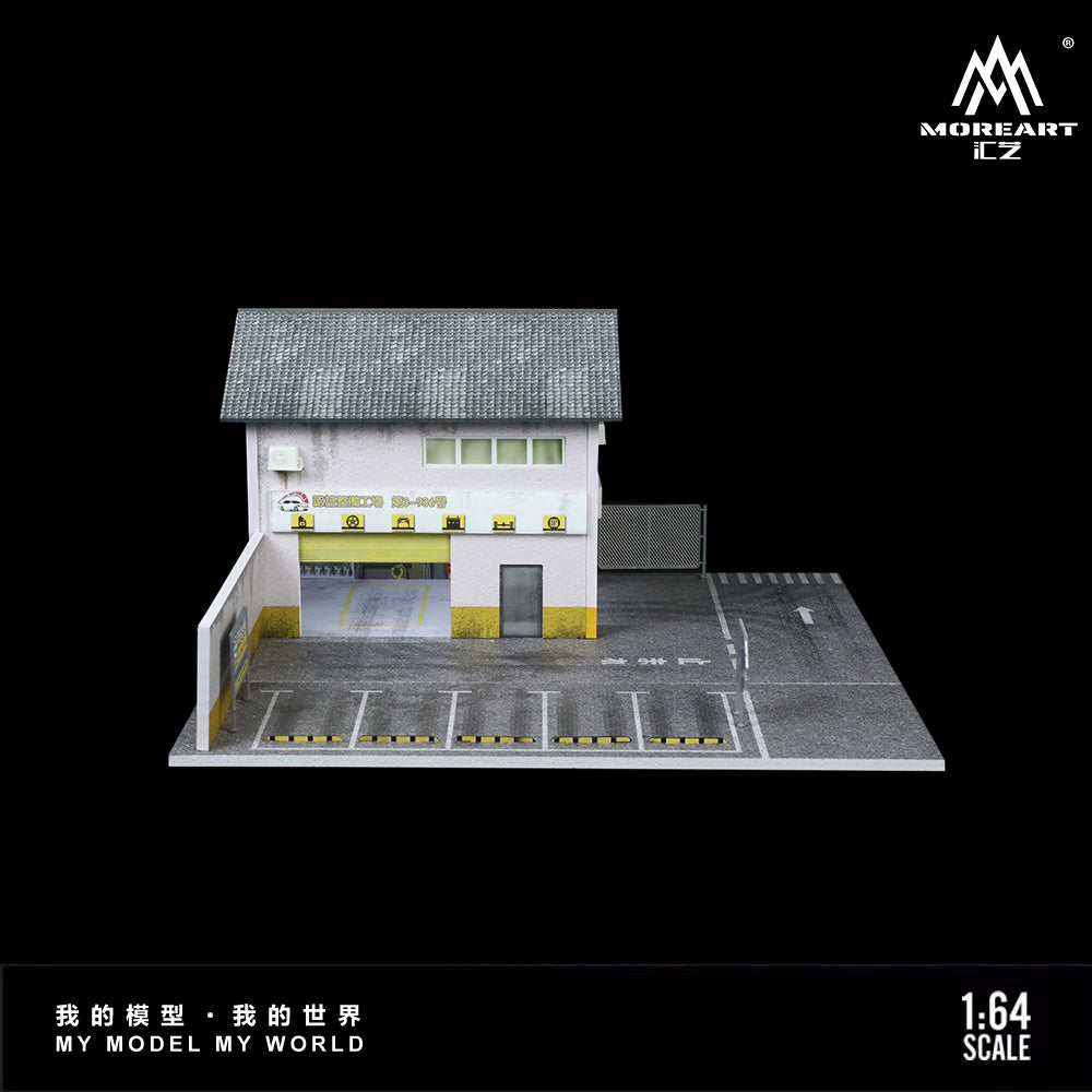 Morimoto Factory Scene w/LED Lights Morearts 1:64