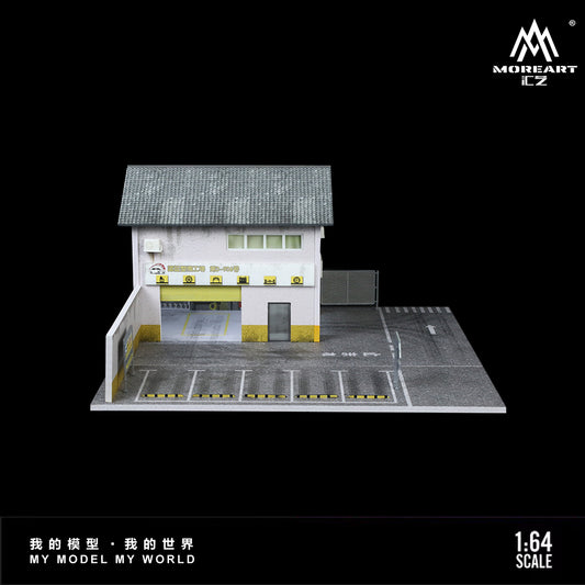 Morimoto Factory Scene w/LED Lights Morearts 1:64