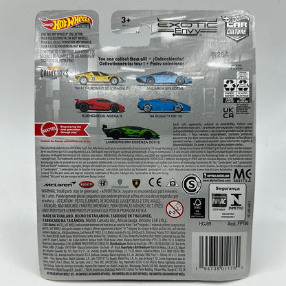 ‘94 Bugatti EB110 Exotic Envy 4/5 Hotwheels Premium 1:64