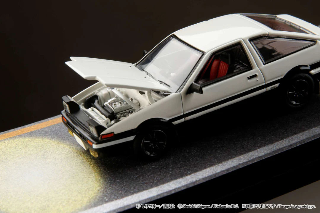 Toyota SPRINTER TRUENO (AE86) / INITIAL D Engine Mounted  - Hobby Japan 1:64