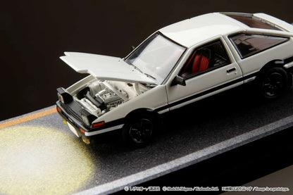 Toyota SPRINTER TRUENO (AE86) / INITIAL D Engine Mounted  - Hobby Japan 1:64