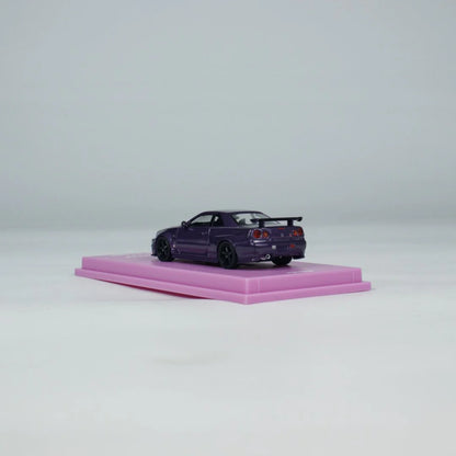NISMO R34 GT-R Z-TUNE PURPLE MOTN BEIJING HOBBY EXPO CHINA 2025 EXCLUSIVE - KYOSHO 1/64