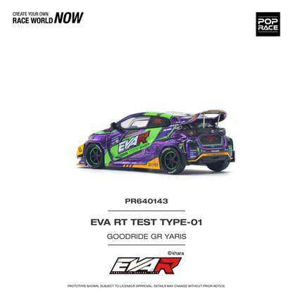 TOYOTA GR YARIS PANDEM ROCKET BUNNY - PURPLE EVA RT TYPE-08 POP RACE 1:64