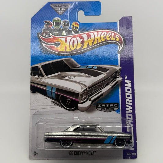 66’ Chevy Nova ZAMAC 005 - HW Showroom 231/250 Hotwheels Mainline