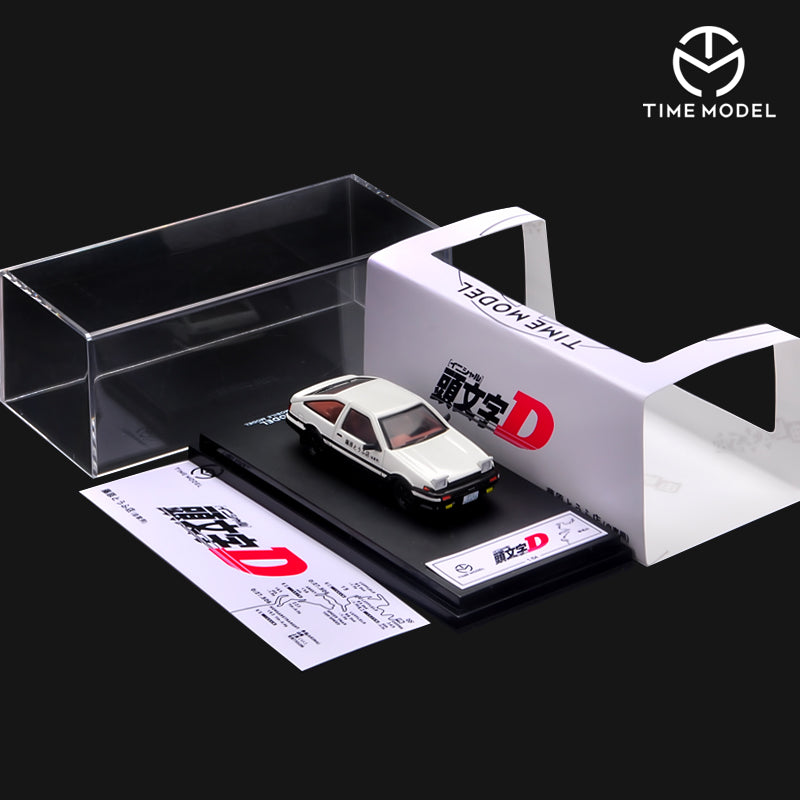 Toyota AE86 INITIAL D (White Top) - Time Model 1:64