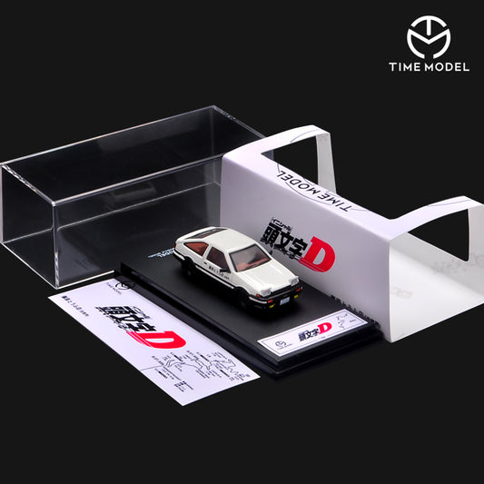 Toyota AE86 INITIAL D (White Top) - Time Model 1:64