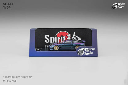 Custom Rocket Bunny Nissan 180SX - Purple GMHS Special Edition Micro Turbo 1:64