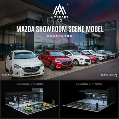 Mazda Showroom Model - w/LED LIGHTS Morearts 1:64