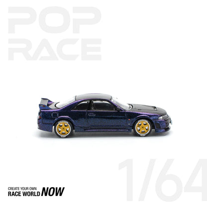 Nissan GT-R R33 NISMO - MIDNIGHT PURPLE Pop Race 1:64