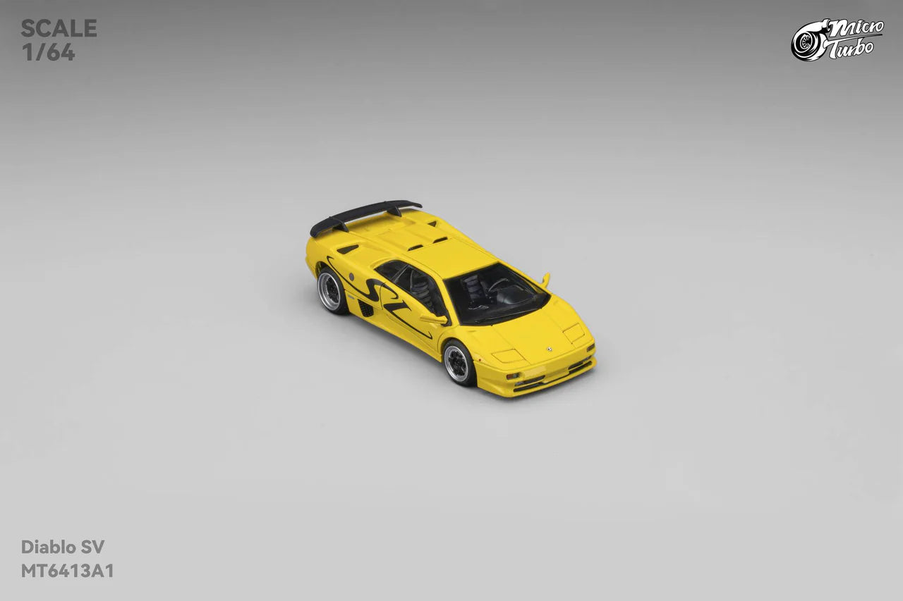 Custom Diablo SV (Metallic Yellow) - Micro Turbo 1:64
