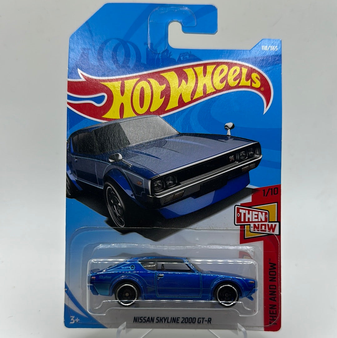 Nissan Skyline 2000 GT-R (Then and Now) 1/10 Hotwheels Mainline 118/365