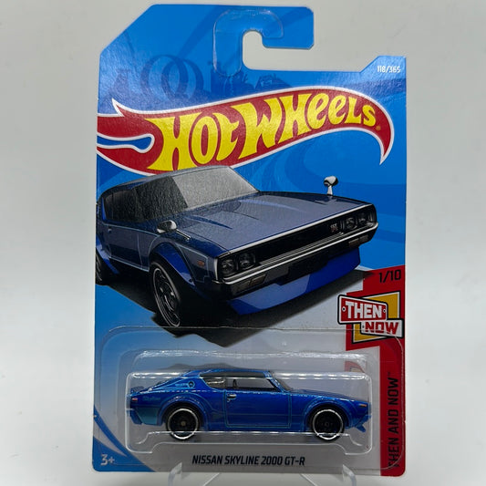 Nissan Skyline 2000 GT-R (Then and Now) 1/10 Hotwheels Mainline 118/365