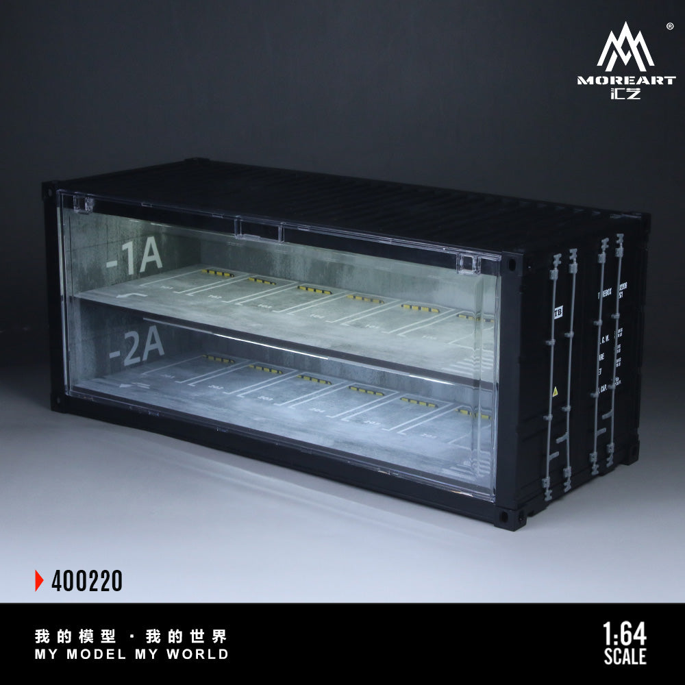 Underground Parking Garage Shipping Container - MoreArts 1:64
