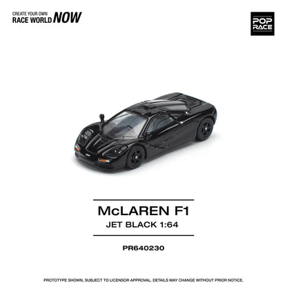 MCLAREN F1 JET BLACK POP RACE